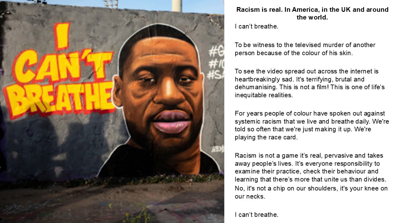 George Floyd Action against racism